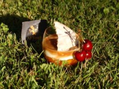 Recette Compotée d'abricots, fromage blanc vanillé et cbs