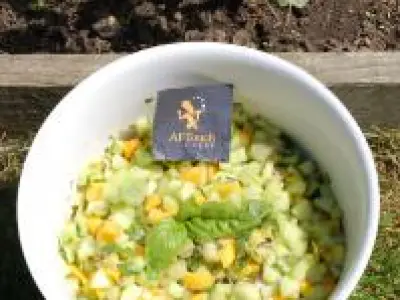 Recette Concombre à la mangue et au basilic