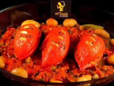 Recette Coques Cornue des Andes riz Valenciana et gambas