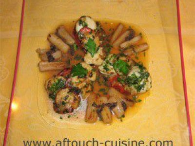Recette Coquilles St Jacques et salsifis