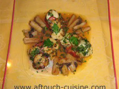 Recette Coquilles St Jacques et salsifis