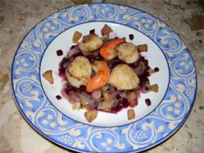 Recette Coquilles st Jacques rôties