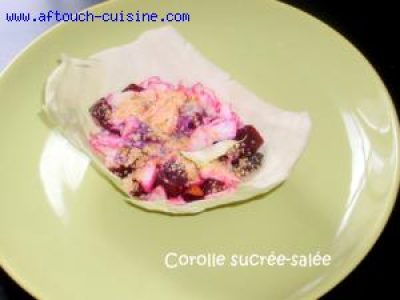 Recette Corolle sucrée-salée