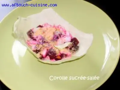 Recette Corolle sucrée-salée
