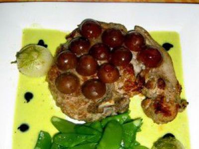 Recette Côte de Veau aux Mirabelles