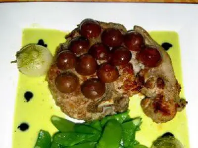 Recette Côte de Veau aux Mirabelles