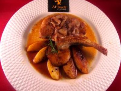 Recette Côtes de porc noir de bigorre rôties