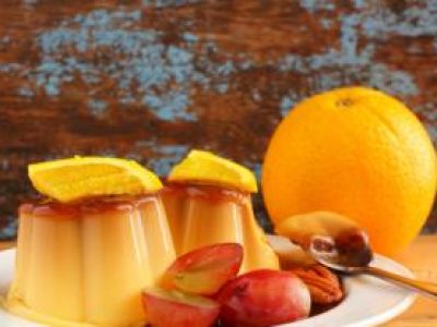 Recette Crème au caramel d'oranges