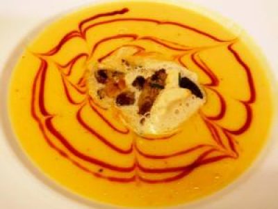 Recette Crème de carottes et foie gras poêlé