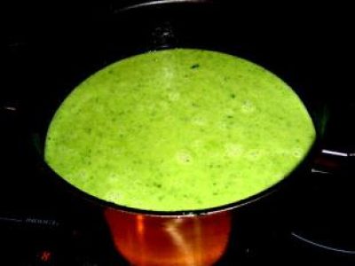 Recette Crème de cerfeuil et persil