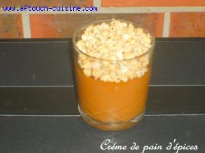 Recette Crème de pain d'épices