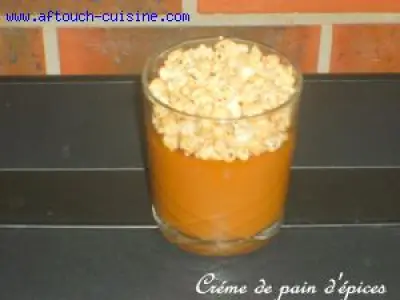 Recette Crème de pain d'épices