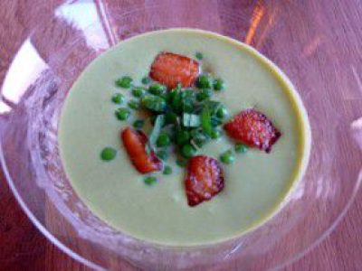 Recette Crème de petits pois