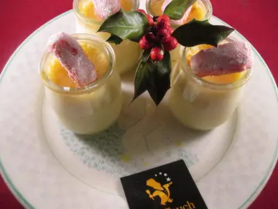 Recette Crème prise vanille et confiture