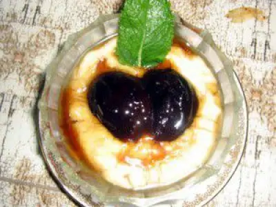 Recette Crémeuse de Pruneaux en caramel d'Armagnac