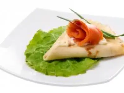 Recette Crêpes au saumon fumé