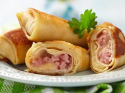Recette Crêpes jambon fromage