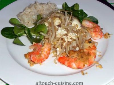 Recette Crevettes tiger au curry