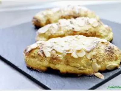 Recette Croissants aux amandes.
