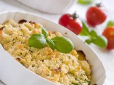 Recette Crumble Tomates-Chèvre