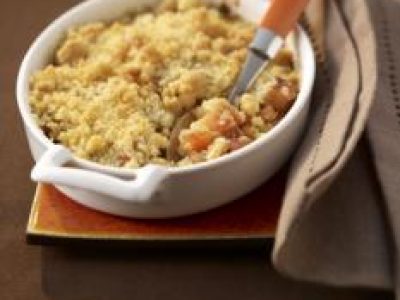 Recette Crumble au potiron et carotte