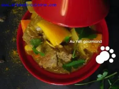 Recette Curry d'agneau exotique