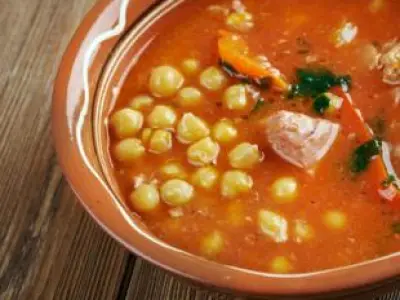 Recette Emincé de pieds de veau aux pois chiches