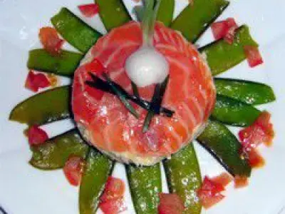 Recette Enrubanné de saumon fumé