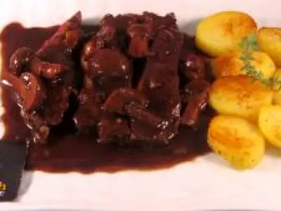 Recette Entrecote charolaise sauce marchand de vin