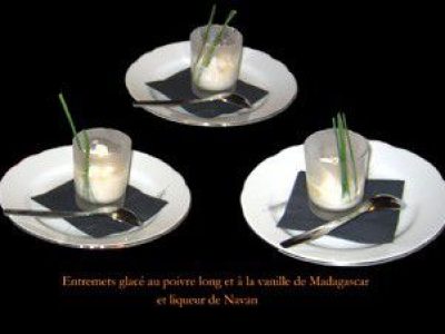Recette Entremets glacé au poivre long et à la vanille