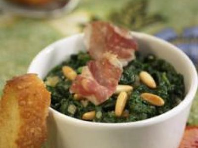 Recette Epinards sautés aux pignons