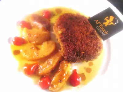 Recette Escalope de foie gras a la cantalou