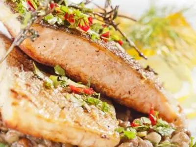 Recette Escalopes de saumon poêlées