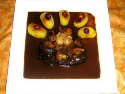 Recette Estouffade d'Autruche à la Vigneronne