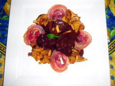 Recette Estouffade de Porc aux girolles