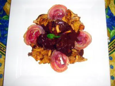 Recette Estouffade de Porc aux girolles