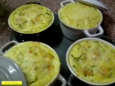 Recette Flan de courgettes au parmesan et curry