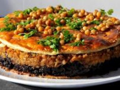 Recette Feuilleté de boudin et pois de la planèze