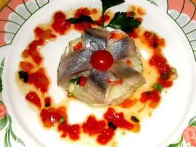 Recette Filets de Hareng pommes à l'huile