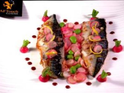 Recette Filets de maquereau de ligne poêlés et radis roses