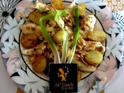 Recette Filets de sole pommes nouvelles et aillets