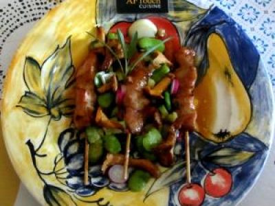 Recette Fines baguettines de volaille traitées a la lotoise