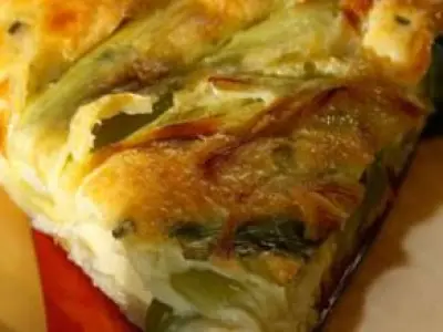 Recette Flamiche poireaux coco