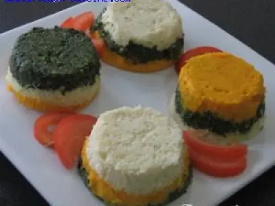 Recette Flan aux trois légumes