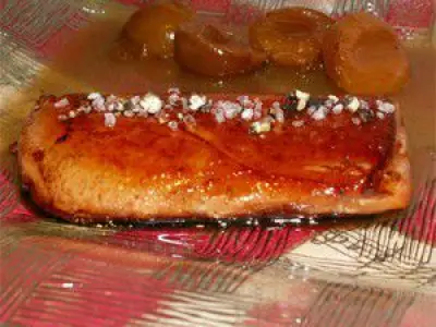 Recette Foie gras poêlé aux mirabelles