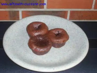 Recette Fondant au chocolat canberries et noisettes