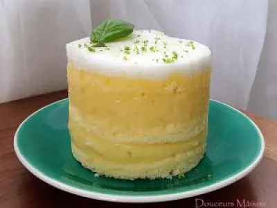 Recette Fondant citron vert et sa chantilly de basilic