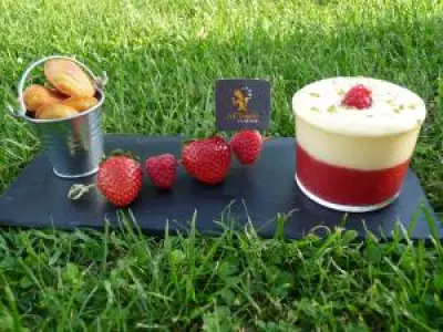 Recette Fraîcheur fraise citron vert et madeleines à la fleur d'oranger