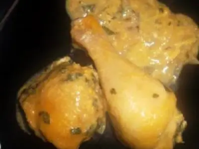 Recette Fricassée de poulet à la portugaise