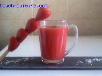 Recette Gaspacho aux fraises